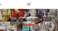 Desktop Screenshot of green-spirit-hotels.com